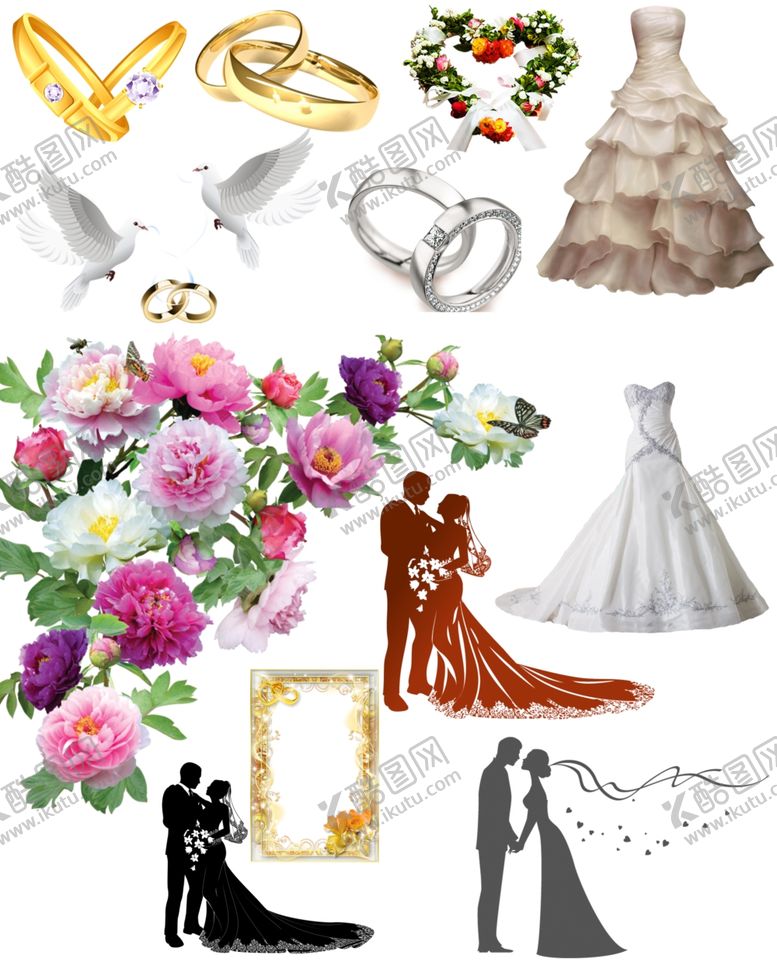 编号：43609110290947564358【酷图网】源文件下载-婚礼用品
