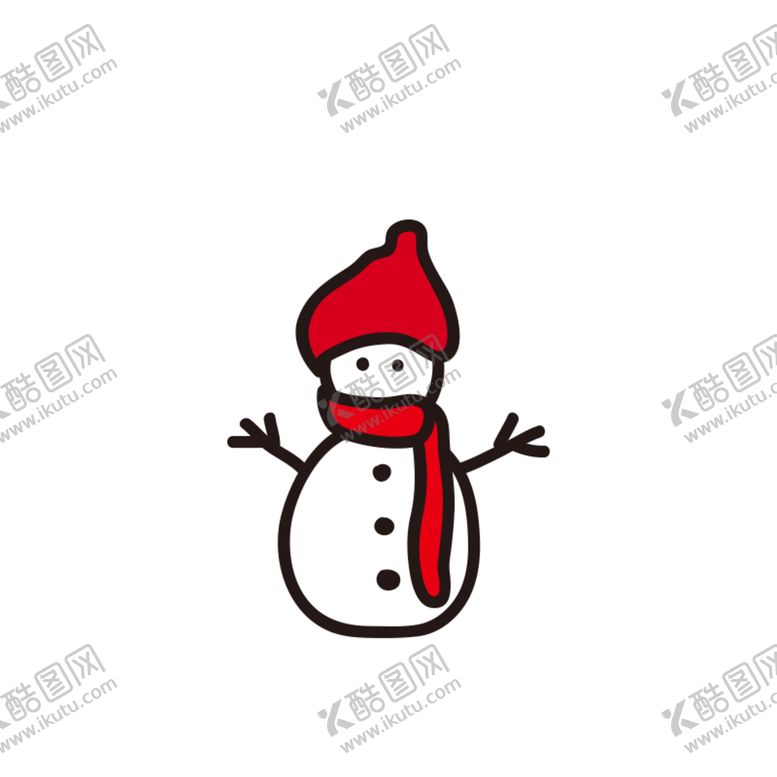 编号：42401507130942277175【酷图网】源文件下载-矢量雪人素材