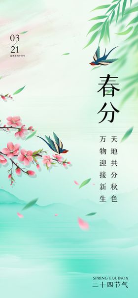 春分燕子宣传花