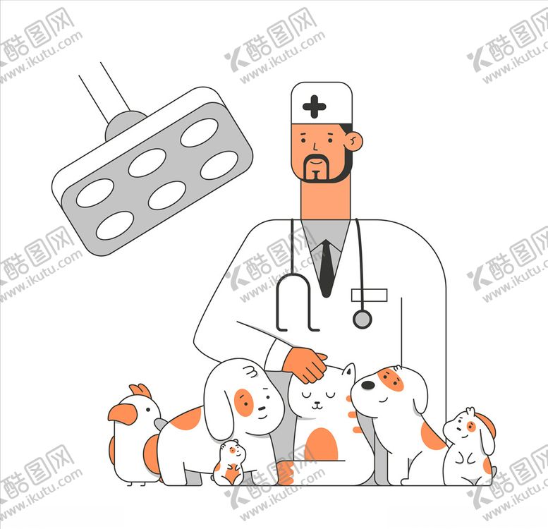 编号：47365010241355107956【酷图网】源文件下载-宠物医生