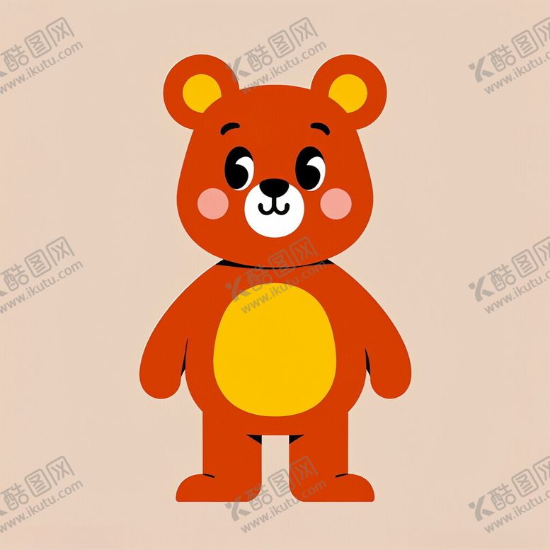 编号：68306902160545333503【酷图网】源文件下载-可爱小熊图