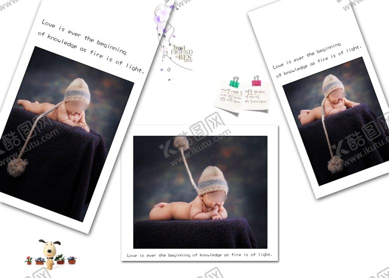 编号：83722510090558198692【酷图网】源文件下载-单纯的快乐儿童相册模板