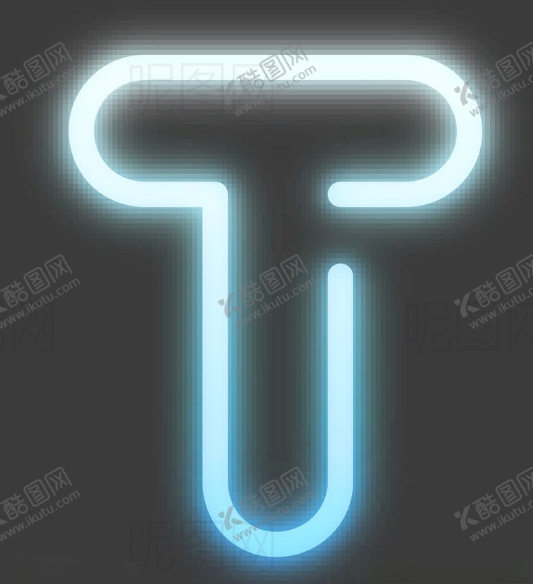 编号：54583306231920371117【酷图网】源文件下载-霓虹灯字母T
