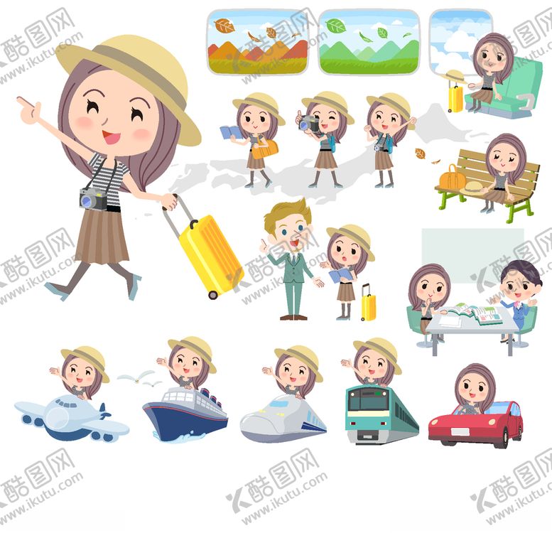 编号：29736010040357565362【酷图网】源文件下载-卡通人物