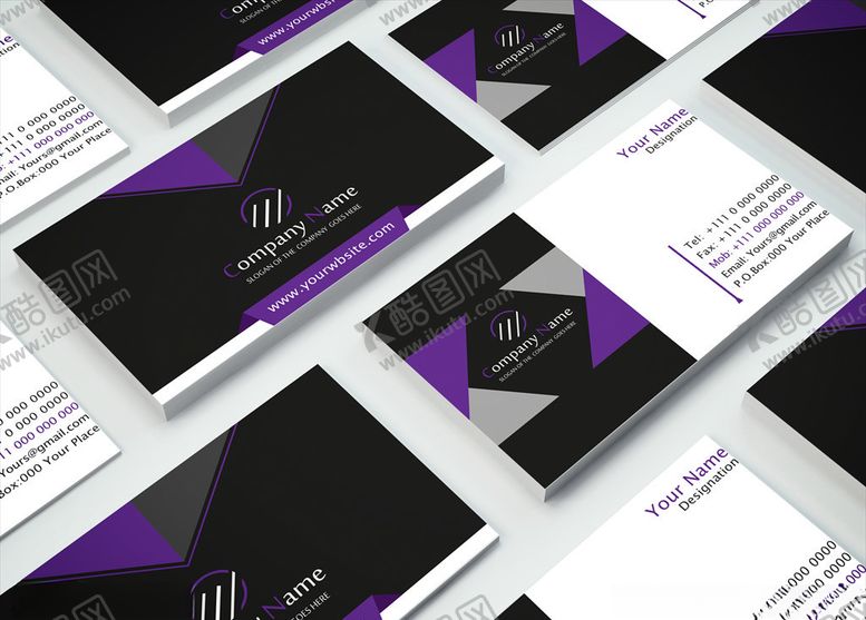 编号：26326110300717327147【酷图网】源文件下载-矢量名片模板