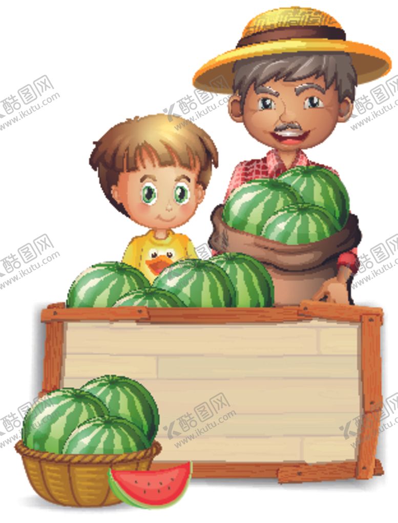 编号：14796210041209242110【酷图网】源文件下载-果蔬和儿童