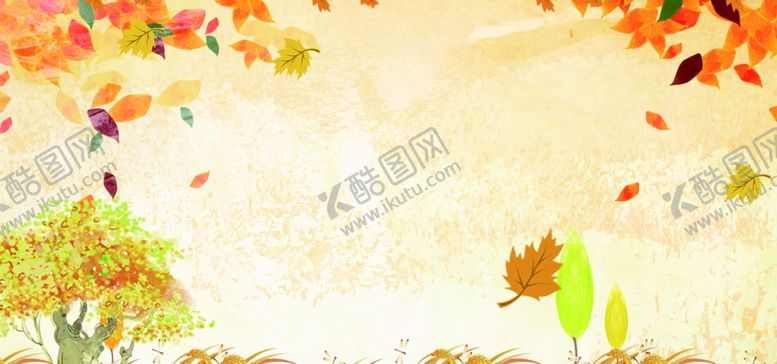 编号：86277710260057425994【酷图网】源文件下载-秋天落叶背景