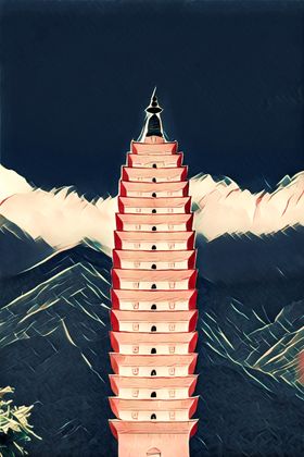 新中式底纹背景