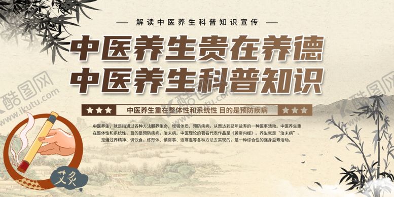 编号：92547304162208232553【酷图网】源文件下载-中医养生宣传栏