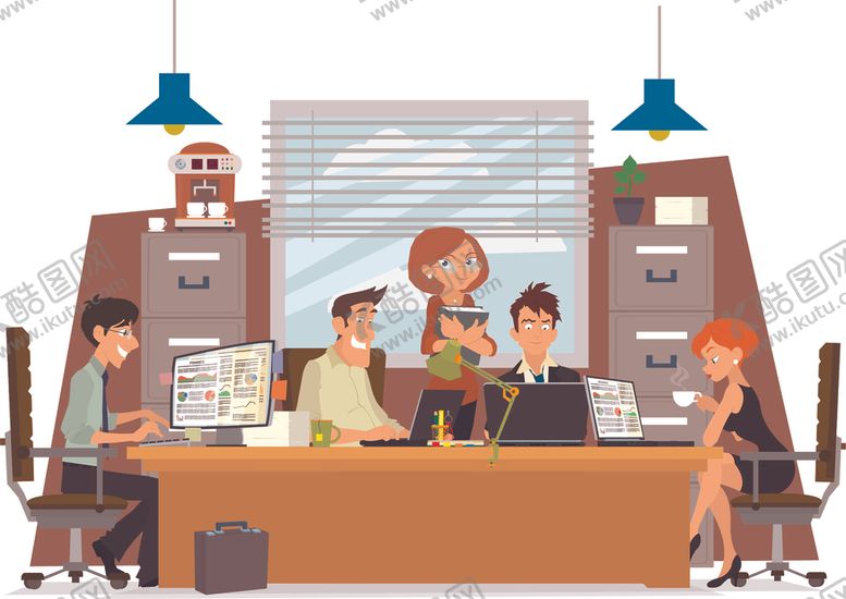 编号：92886809141632468147【酷图网】源文件下载-办公商务人物