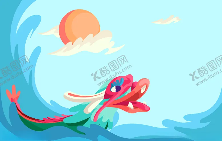 编号：50732203182227112229【酷图网】源文件下载-划龙舟