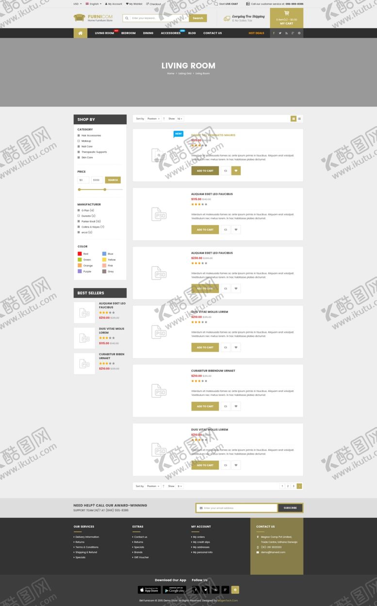 编号：88747903181335523147【酷图网】源文件下载-家具产品电子商务网站