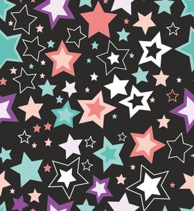 手绘卡通星星矢量