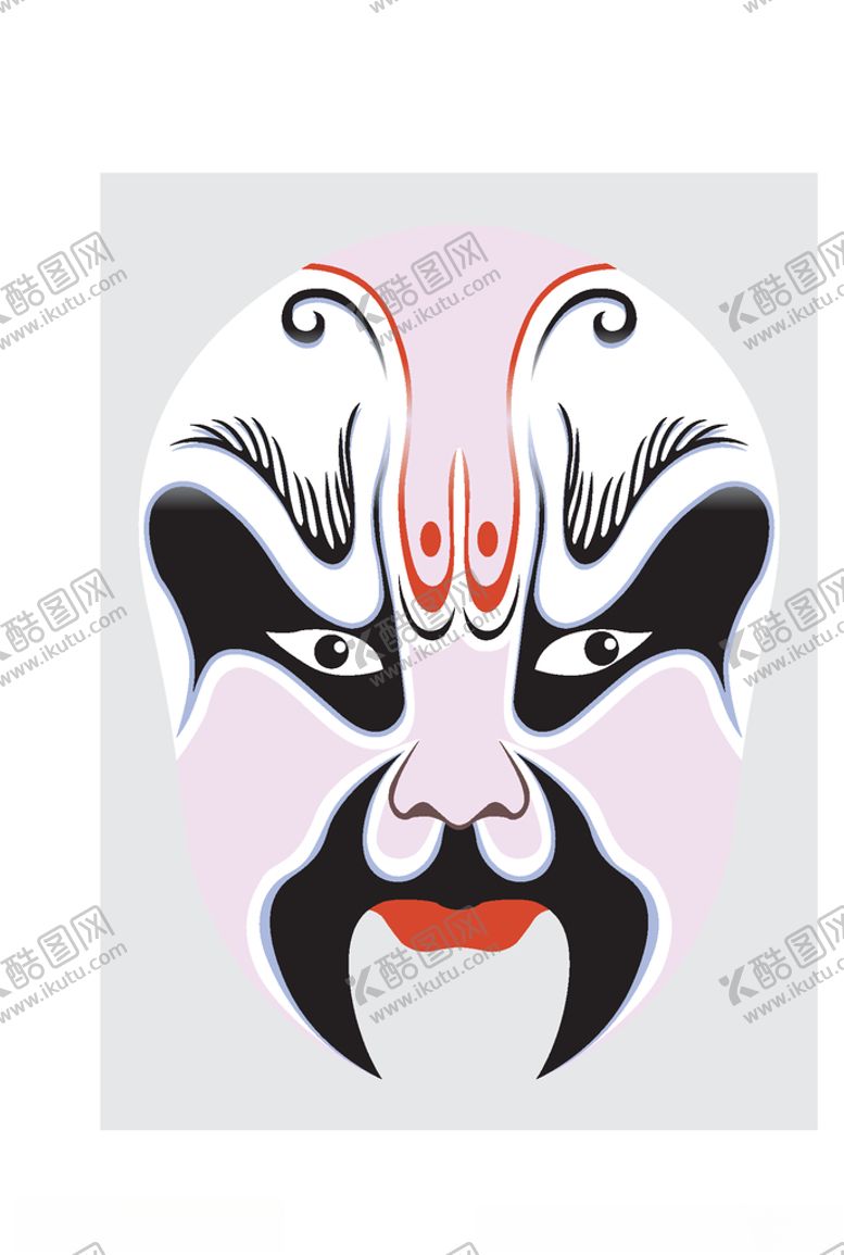 编号：42028009182141311932【酷图网】源文件下载-中国风传统京剧脸谱