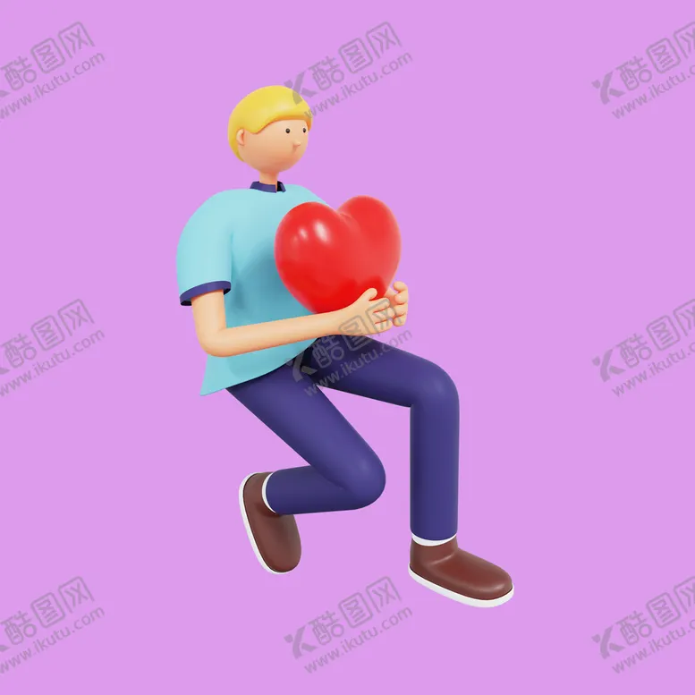 编号：26914010081401116731【酷图网】源文件下载-3D爱情男女