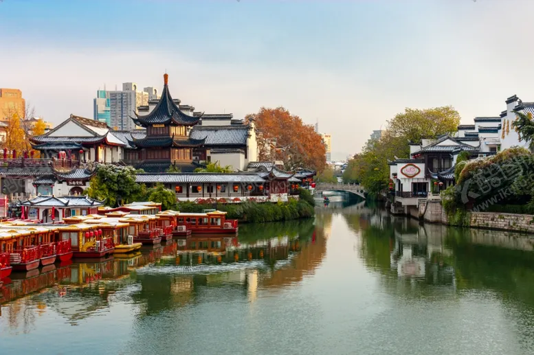编号：49544307021308231665【酷图网】源文件下载-南京夫子庙雪景