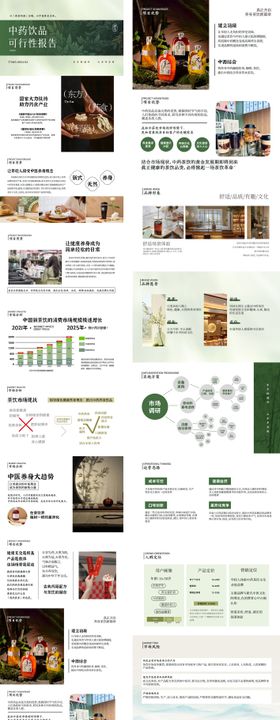 中药茶饮项目计划书PPT