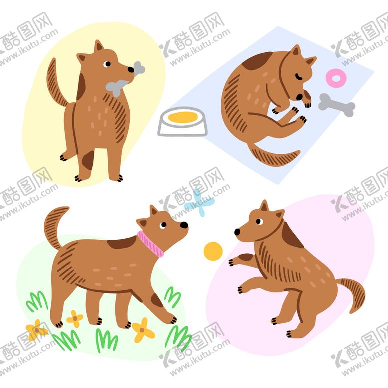 编号：47781511011405392356【酷图网】源文件下载-可爱狗狗