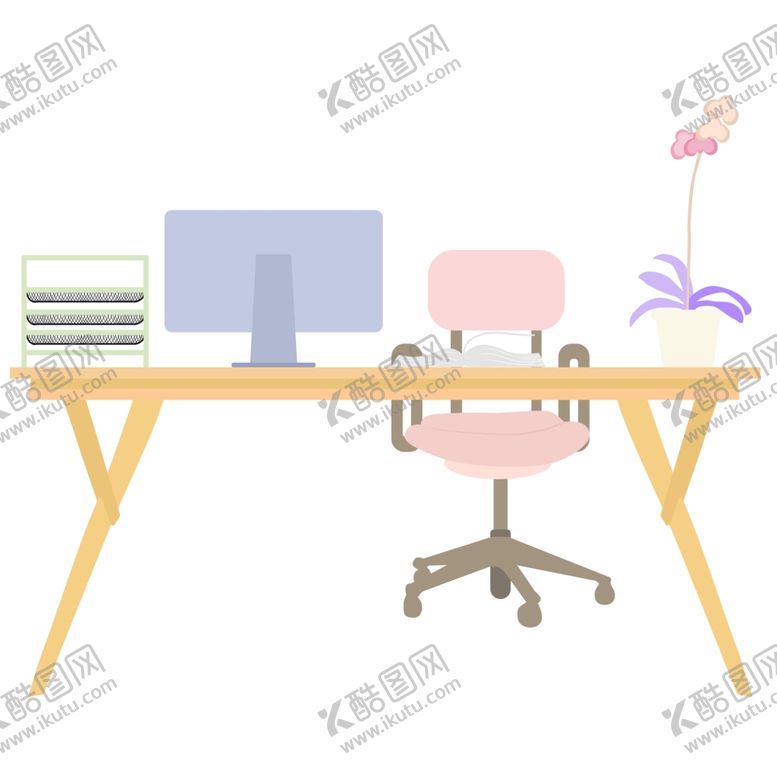 编号：48704609261915368745【酷图网】源文件下载-扁平办公室