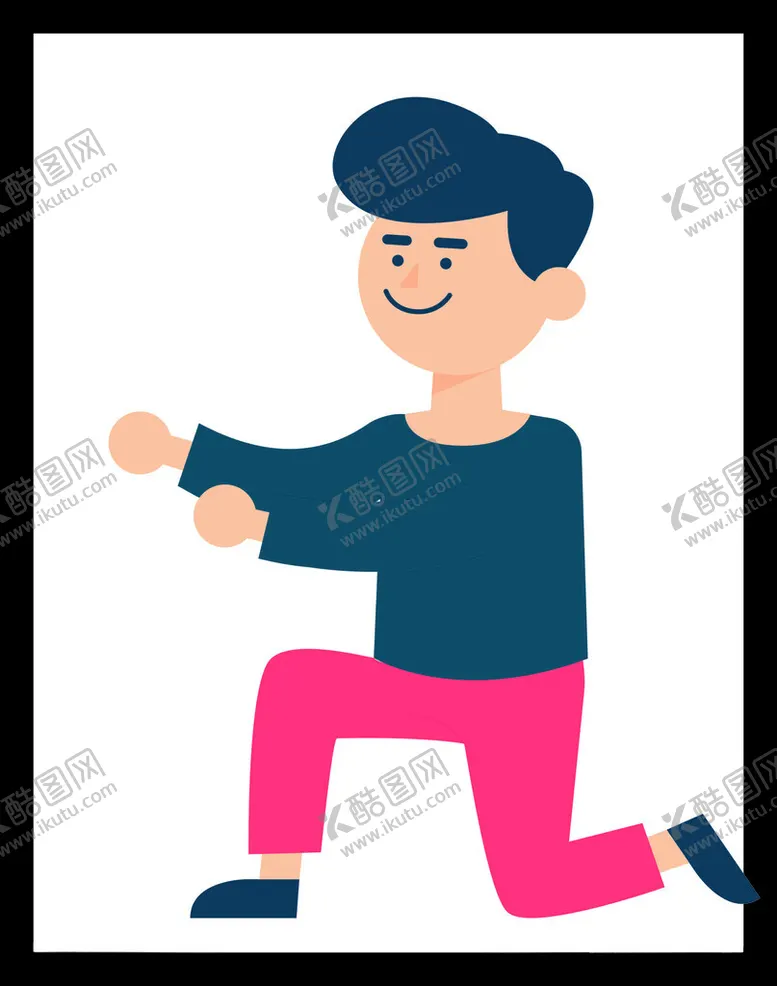 编号：43819912131800129585【酷图网】源文件下载-手绘男人男孩