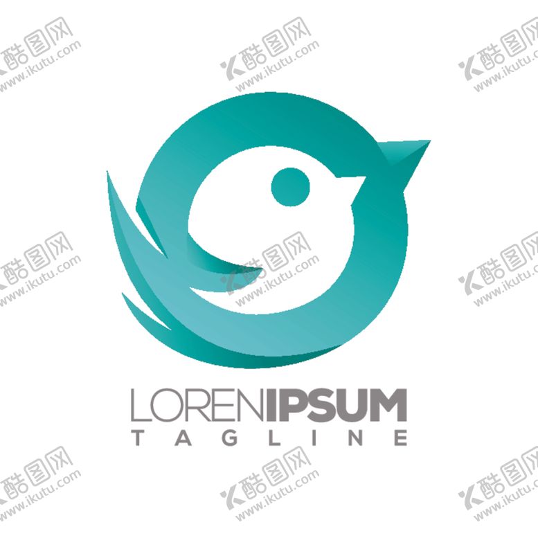 编号：65564207041504169289【酷图网】源文件下载-禽类LOGO标志