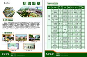 招聘宣传单春季会