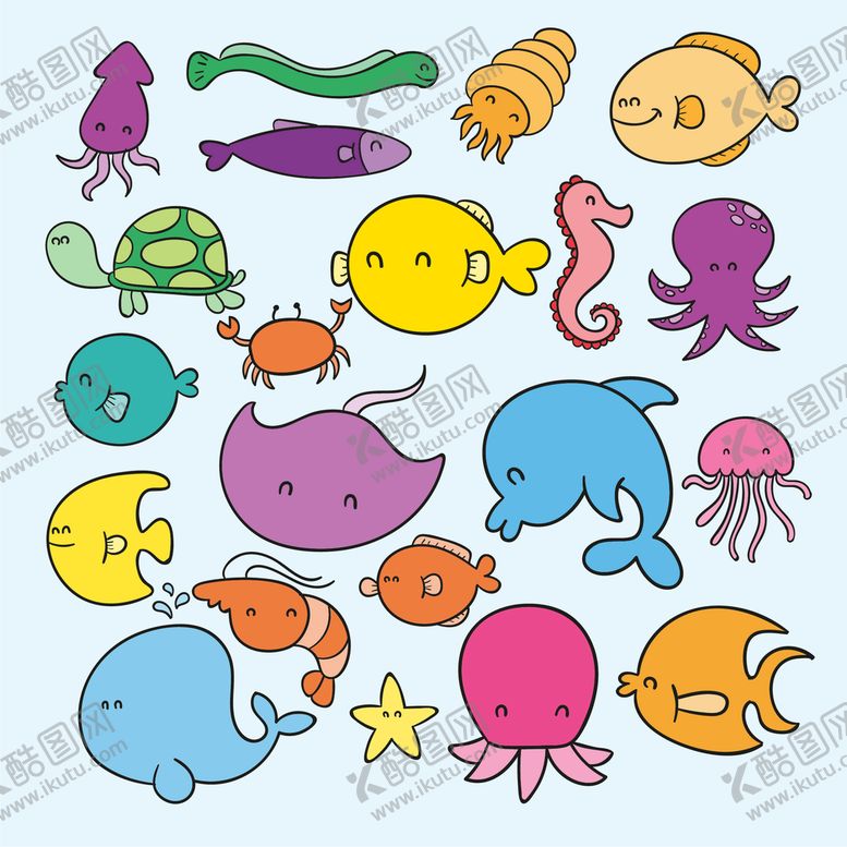 编号：82159410021953107024【酷图网】源文件下载-海洋生物