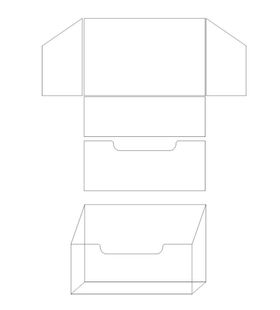 矢量名片插盒