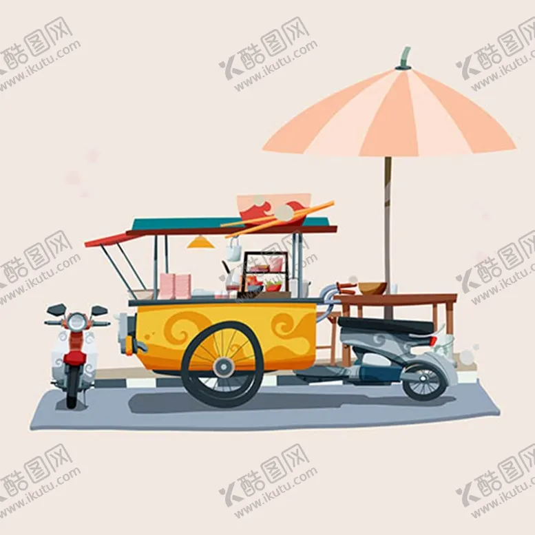 编号：86946302090743255033【酷图网】源文件下载-别墅与车辆插画
