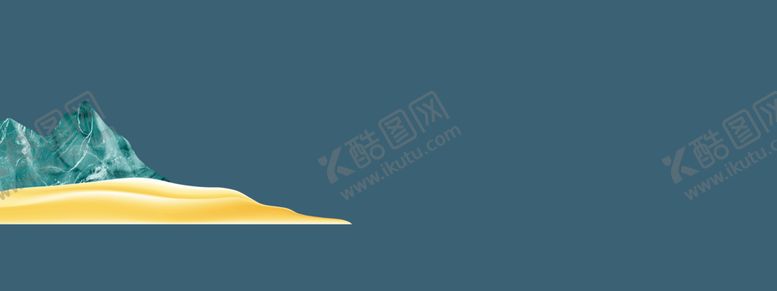 编号：16640310070623288335【酷图网】源文件下载-新中式简约时尚绿色山峰装饰画