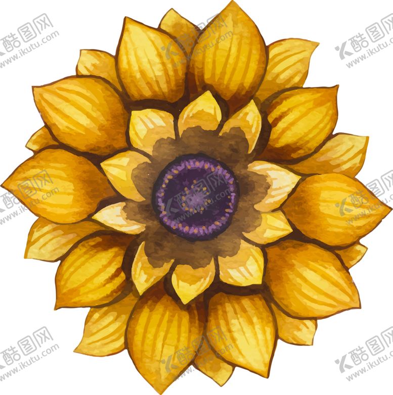 编号：26534909262014284979【酷图网】源文件下载-水彩植物