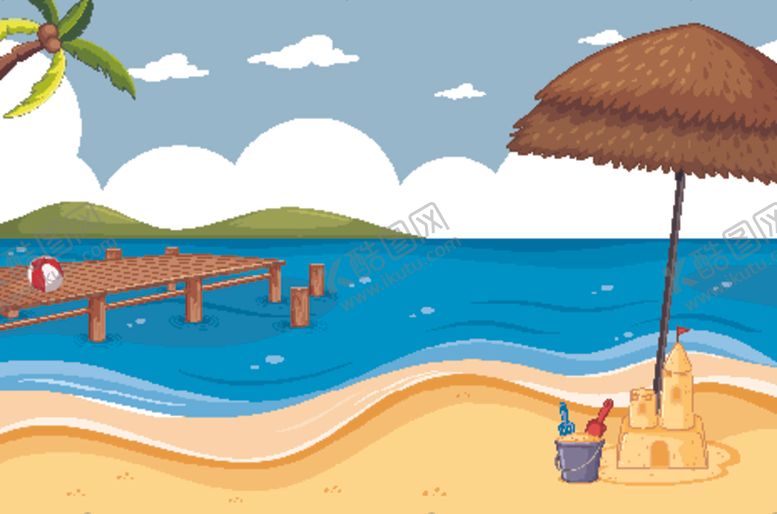 编号：72716809272119567383【酷图网】源文件下载-卡通夏天背景