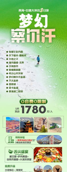青甘大环线旅游海报