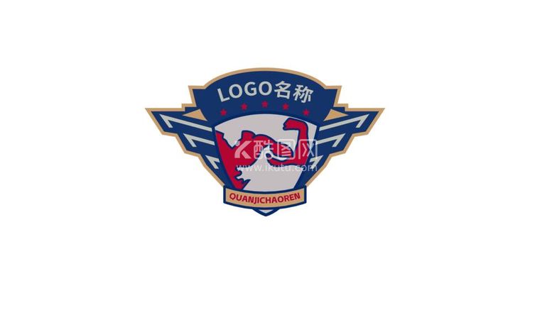 编号：86736812020308462431【酷图网】源文件下载-LOGO力量肌肉盾牌三角标志