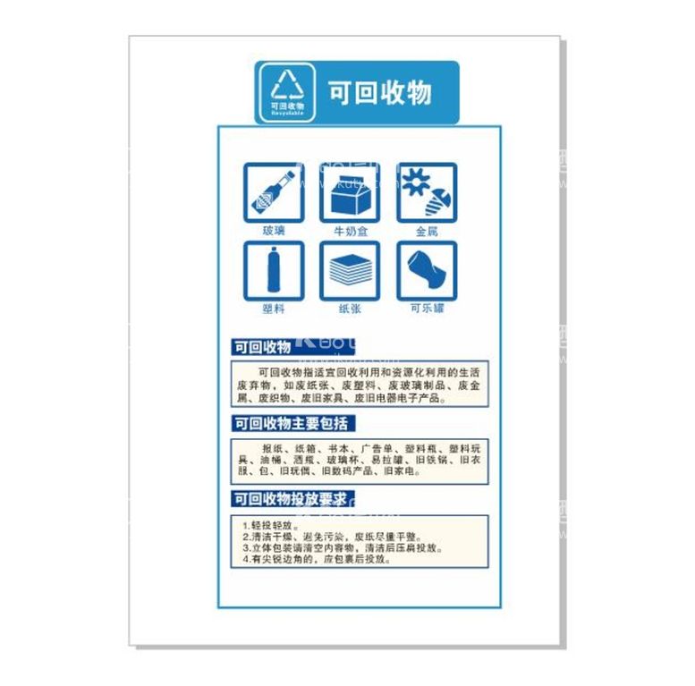 编号：44823712021335472755【酷图网】源文件下载-可回收物