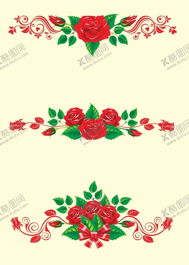 编号：21641601261742588180【酷图网】源文件下载-玫瑰花边