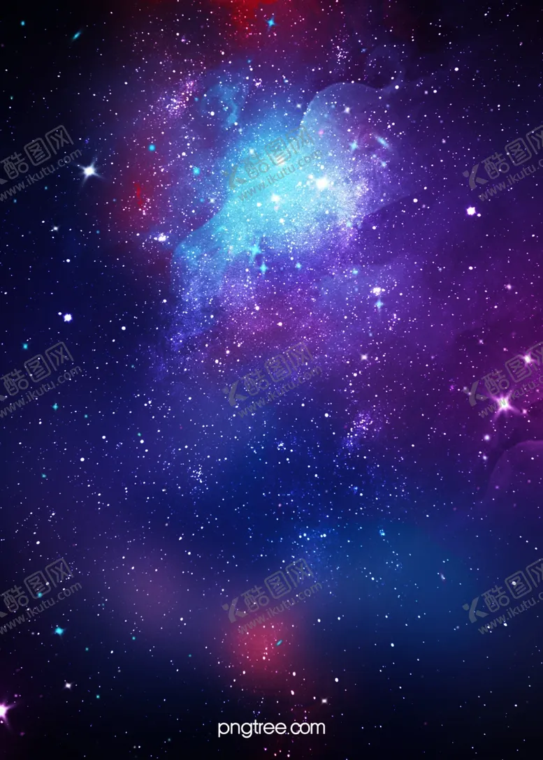 编号：21572807011356394193【酷图网】源文件下载-写实风创意手绘星空背景