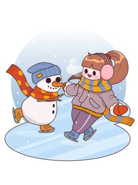 立冬雪人