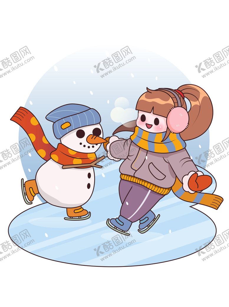 编号：13095709230426165273【酷图网】源文件下载-立冬雪人