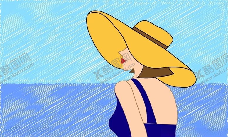 编号：52330710290236284283【酷图网】源文件下载-大海远望相守等待的女子