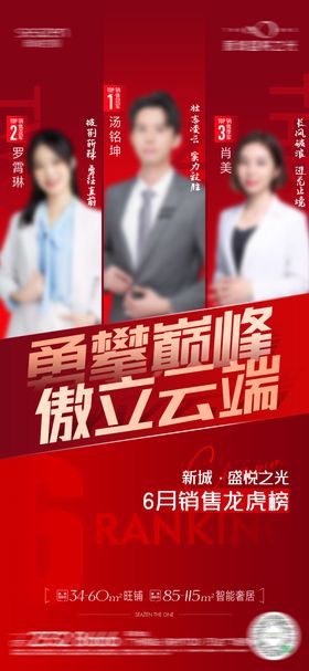 人物销冠热销海报