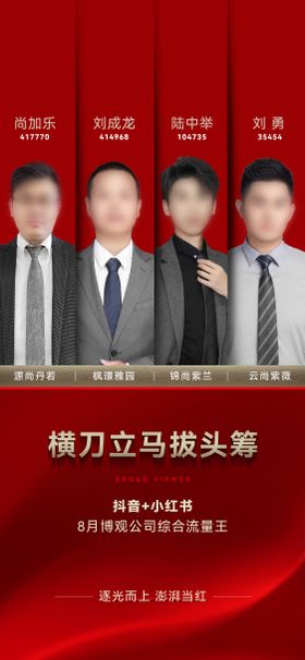 销冠人物海报