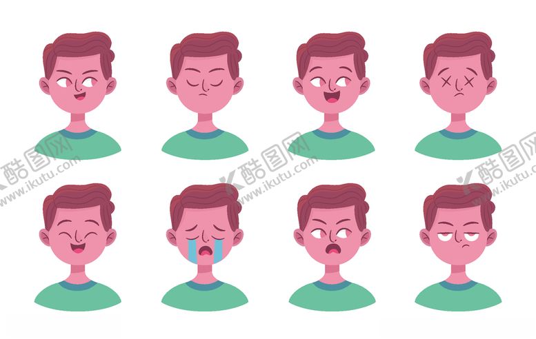 编号：81945810050459275356【酷图网】源文件下载-人物表情