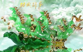 花卉背景墙