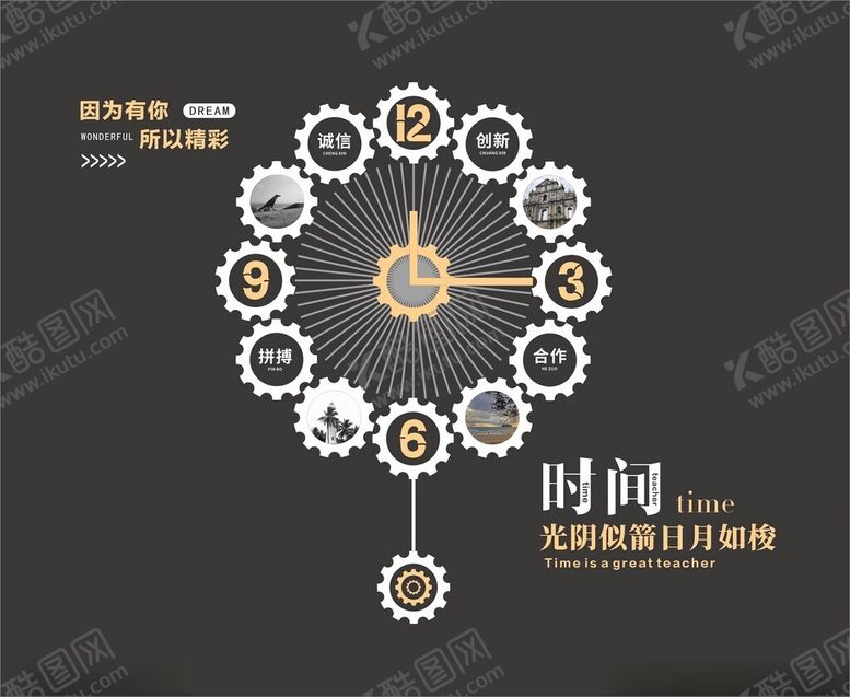 编号：13460312050359541919【酷图网】源文件下载-企业文化墙