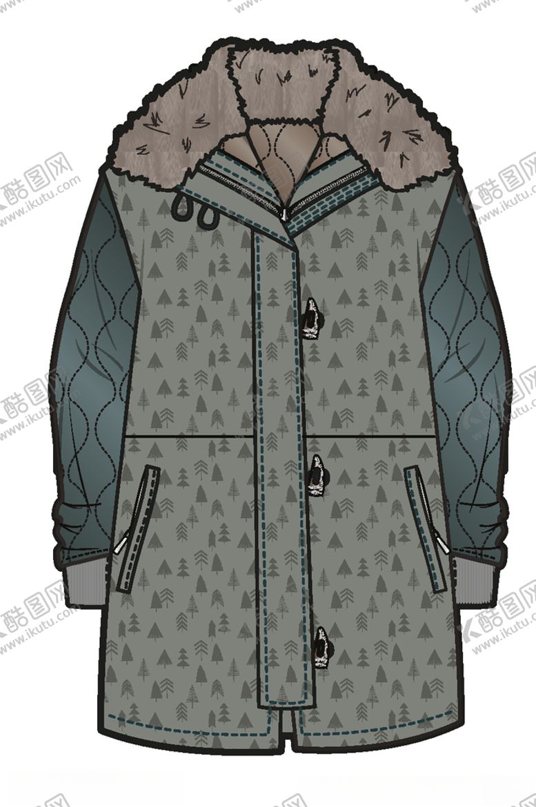 编号：40649910171226314422【酷图网】源文件下载-服装款式
