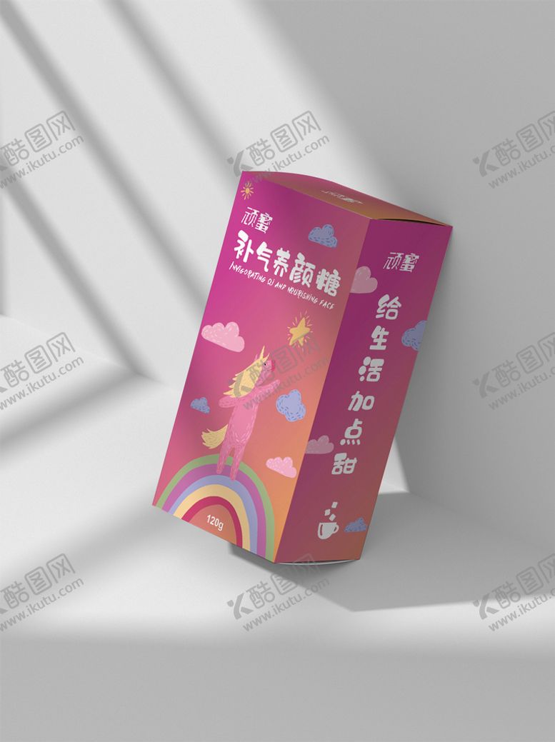 编号：84267510080452127480【酷图网】源文件下载-姜糖红糖卡通包装盒