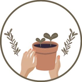 手绘花盆