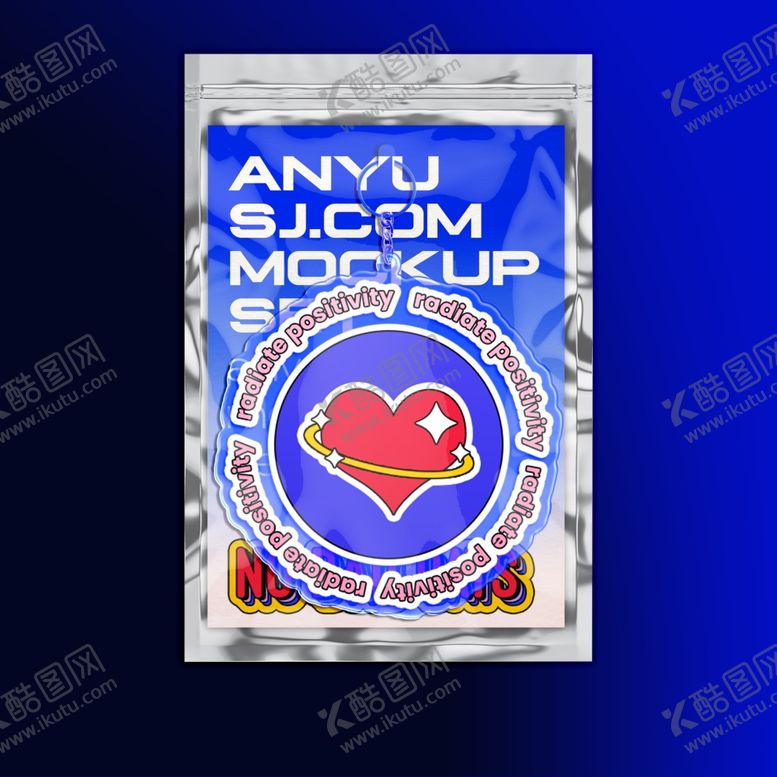 编号：60914202120718245466【酷图网】源文件下载-潮流透明塑料包装亚克力牌样机