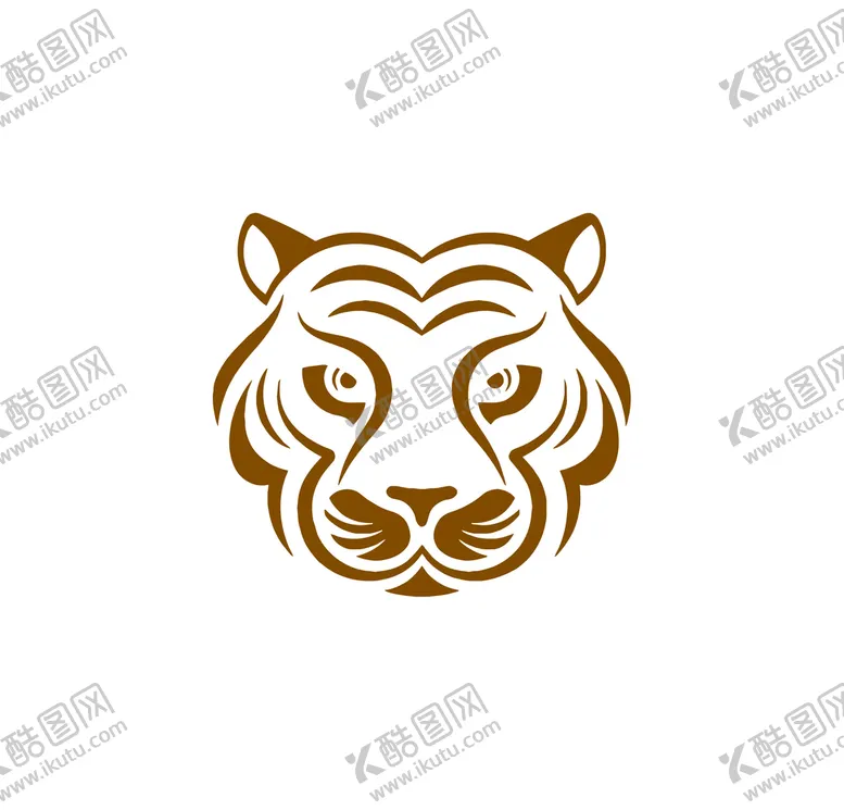 编号：55460803020407414915【酷图网】源文件下载-老虎剪纸卡通